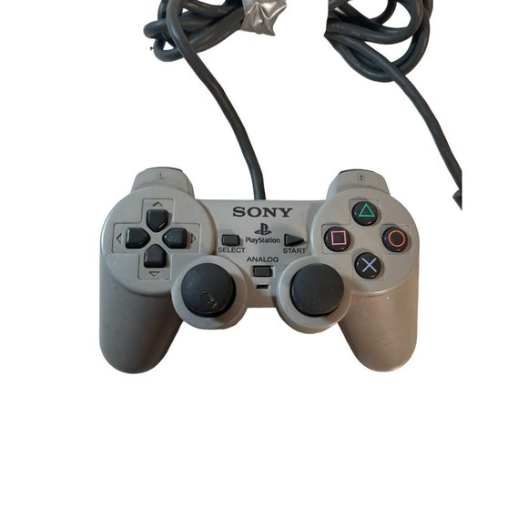 Sony PlayStation PS1 Dual Shock Analog OEM Controller SCPH-1200 Tested - Picture 2 of 6